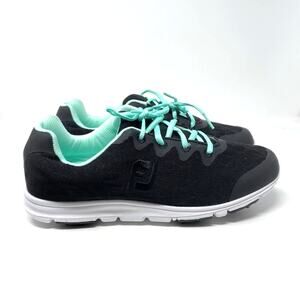 Enjoy | Women's Golf Shoes Black Turquoise 8 New!